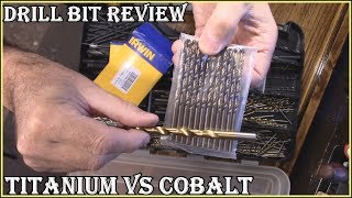 Titanium vs Cobalt Drill Bit Review [upl. by Eluk]