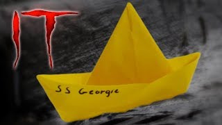 SS Georgie BARCO de PAPEL IMPERMEABLE de IT  Te Digo Cómo [upl. by Nytsuj]