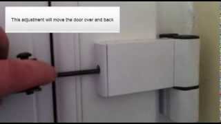 How to adjust pvc door hinges [upl. by Aztiraj522]