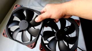 Review Noctua NFA14 IndustrialPPC 24V 2000 and 3000 RPM [upl. by Romeo368]