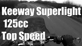 Keeway Superlight 125cc 2010  TOP SPEED 4K 60FPS [upl. by Ahasuerus838]