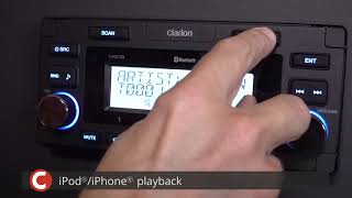 Clarion M608 Display and Controls Demo  Crutchfield Video [upl. by Hsot]