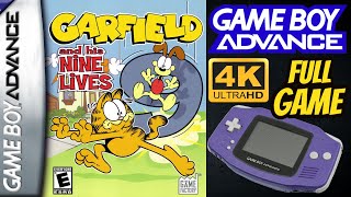 Garfield and His Nine Lives  GBA  4K60ᶠᵖˢ UHD🔴  Longplay Walkthrough Playthrough Full Movie Game [upl. by Enomys]