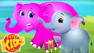 Baby Elephant Song  Nursery Rhymes And Kids Songs  Cartoon Videos from Super Kids Network [upl. by Siraf]