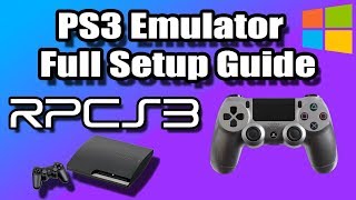 Connecting A PlayStation 4 Controller To RPCS3 Windows PlayStation 3 Emulation On Windows [upl. by Corin]