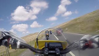 S1000rr v Nissan GTR hartside to Alston [upl. by Jr282]