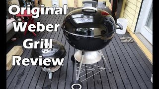 Weber Original Kettle 22 inch Charcoal BBQ Grill Review [upl. by Aziza]