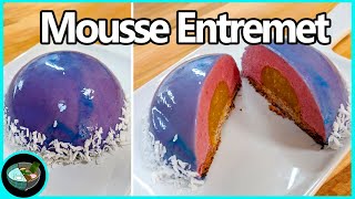 A Fancy French Dessert Made Easy Mousse Entremet [upl. by Dacie]