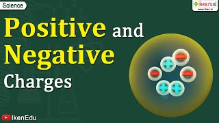 Positive and Negative Charges  Science  iKen [upl. by Akilam]