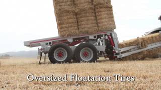 Bale Chaser  NW AG Equipment  Big Bale Stacker [upl. by Affay]