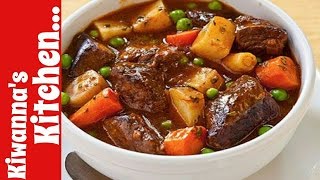 Easy Hearty Beef Stew Recipe HOW TO MAKE HOMEMADE BEEF STEW [upl. by Eeima]