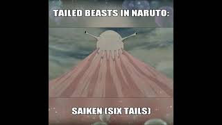 Tailed Beasts In Naruto Saiken Six Tails [upl. by Boarer404]