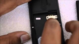 How to Insert SIM card into Nokia 106 [upl. by Allimac331]