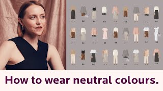 Outfit Ideas with Neutral Colors Mix amp Match White Beige Grey Brown [upl. by Annibo733]