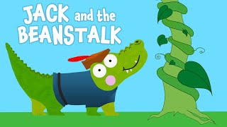 Silly Crocodile Plays Jack And The Beanstalk  Fairy Tales For Kids [upl. by Martelle161]