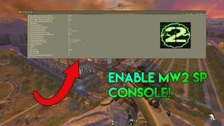 How To Enable Mw2 Singleplayer Console  Modern Warfare 2 Tutorial  Mw2 PC [upl. by Mayhs]