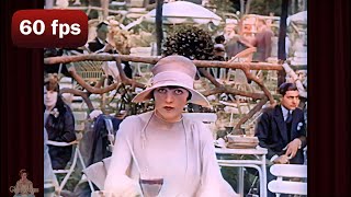 A Day in 1920s Paris  1927 Enhanced Film  4K 60fps [upl. by Osnofla]