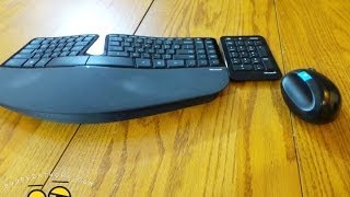 Microsoft Sculpt Ergonomic Keyboard amp Mouse Review [upl. by Peednas]