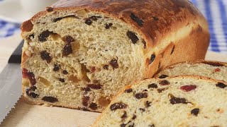 Fruit Bread Recipe Demonstration  Joyofbakingcom [upl. by Jolyn]