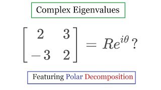 Complex eigenvalues [upl. by Ahsirat]