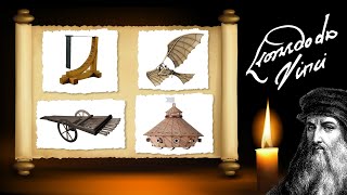 10 Incredible Leonardo da Vinci Inventions  Animation [upl. by Hallett]