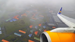 FULL THROTTLE Icelandair Boeing 757300 Takeoff at Keflavik Reykjavik  HD InFlight Video [upl. by Ynattir486]