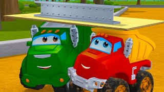 Helper Cars Full Episodes  Car Cartoons for Kids  The Adventures of Chuck amp Friends [upl. by Nosro884]