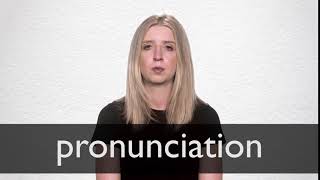 How to pronounce PRONUNCIATION in British English [upl. by Norag]