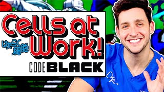 Doctor Reacts To Cells At Work Code Black Ep 1 [upl. by Nonaihr336]