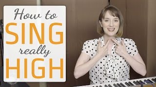 How to sing really high  Voice lesson on how to sing higher [upl. by Gruber41]