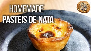 Pasteis de Nata  Portuguese Custard Tarts [upl. by Ailemac905]