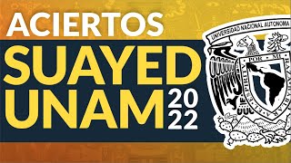 Aciertos UNAM SUAYED 2022 [upl. by Mast]