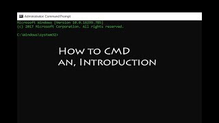 Command Prompt Basics How to use CMD [upl. by Eatnoid525]