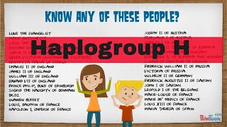 Discover Haplogroups H to H2b  Were Your Ancestors Royalty [upl. by Lewej]