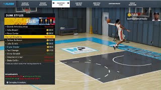 NBA 2K22 All Dunk Animations [upl. by Napas]