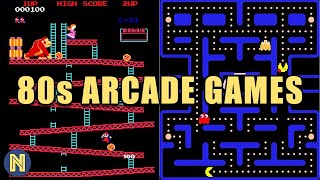 30 BIGGEST ARCADE GAMES OF THE 80S [upl. by Ben]