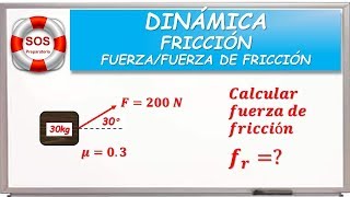 DINÁMICA  FRICCIÓN  FUERZA DE FRICCIÓN 05 [upl. by Chlores]