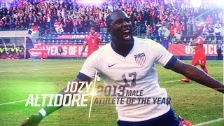 Jozy Altidore 2013 Male Athlete of the Year [upl. by Ganley]