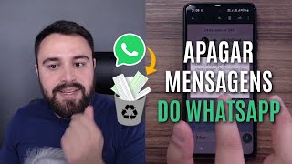 COMO APAGAR MENSAGENS E CONVERSAS DO WHATSAPP [upl. by Dhiren]