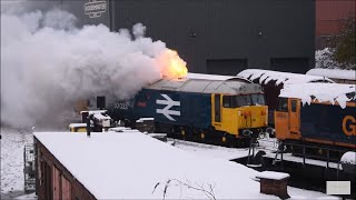 Flamin GLORIOUS 50033 cold start with flames  28122020 [upl. by Aciemaj]