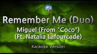 MiguelRemember Me Duo From quotCocoquot Karaoke Version [upl. by Meeker]