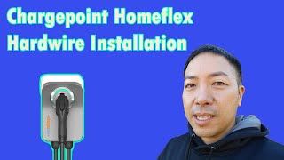 Level 2 EV Charger Hardwire Install Chargepoint Homeflex [upl. by Infeld299]