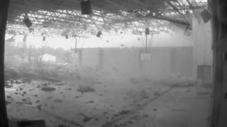 Weather Caught On Camera Tornado Slams into School [upl. by Sucramrej]