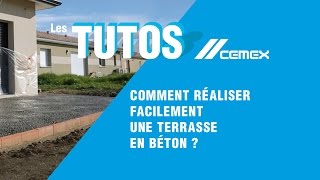 Tuto  DIY  Comment réaliser facilement une terrasse en béton [upl. by Irene]