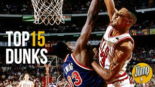 Top 15 Most Memorable NBA Dunks of AllTime  The Jump [upl. by Fenwick619]