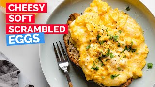 Cheesy Scrambled Eggs Recipe [upl. by Avihs450]