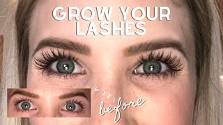 GROW Your EYELASHES  BABE LASH Serum Review [upl. by Riddle]