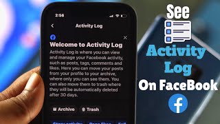 View Facebook Activity Log on iPhone or Android How To [upl. by Anelas223]