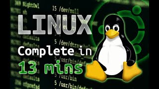 Linux  Tutorial for Beginners in 13 MINUTES  UPDATED [upl. by Aihsakal]