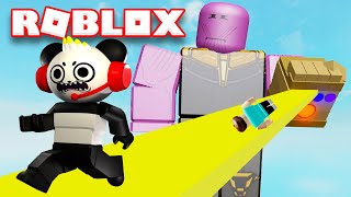 Combo Panda Plays Roblox Escape Thanos Obby [upl. by Perice]